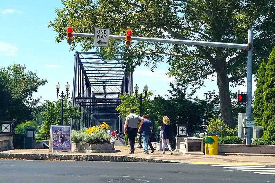 Walnut Street Bridge in Harrisburg, Dauphin County