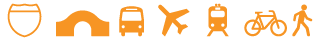 transportation mode icons